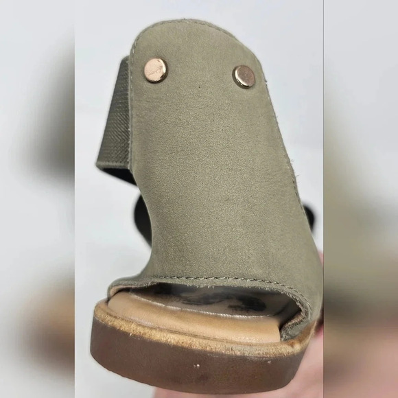 Sorel Womens Ella Gladiator Leather Open Toe Slingback Strappy Sandal Size 9.5 - Picture 6 of 16